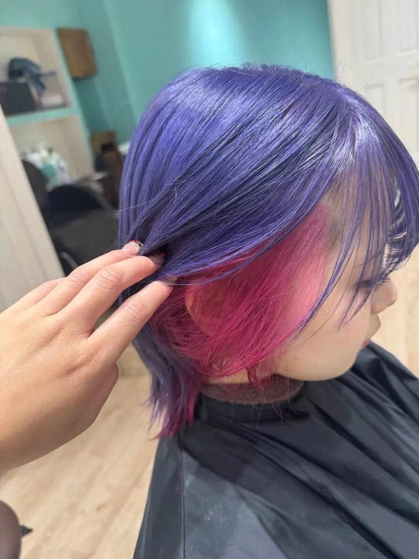 カラー 河添 麗菜のヘアスタイル