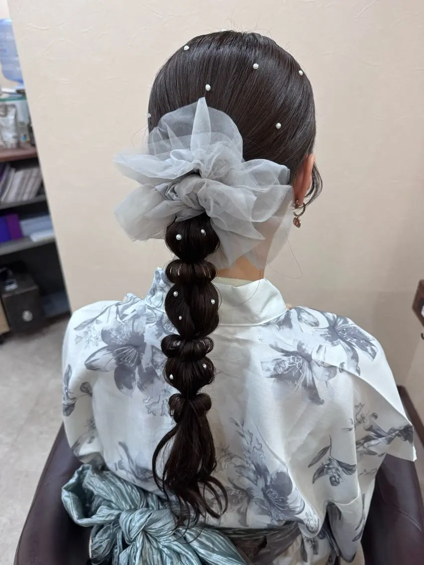 浴衣ヘアアレンジ✨の写真