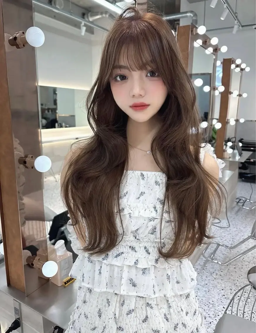 ロング カラー ヘアカラー 🤍ワンホンヘア ayaha🤍のヘアスタイル