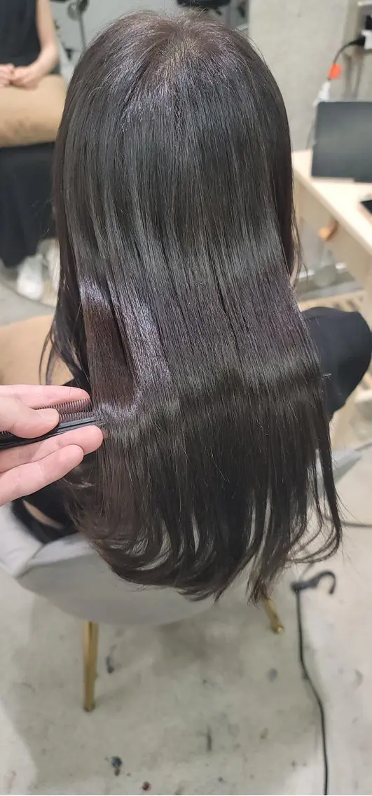 ロング 髪質改善 縮毛矯正 カット 縮毛矯正 トリートメント 恵比寿🤍似合わせ 艶髪育成特化 清水のその他イメージ