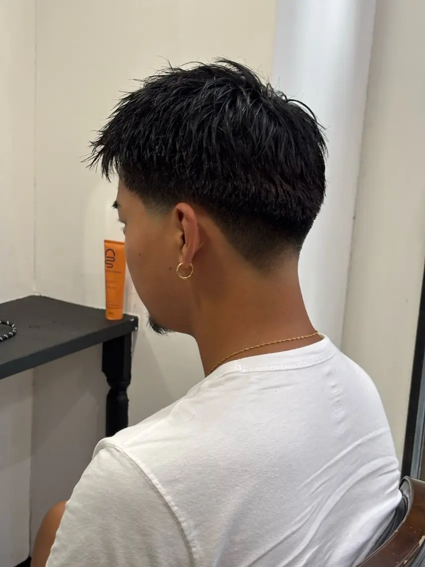 ショート メンズ フェードカット カット hack 佐藤龍空のヘアスタイル