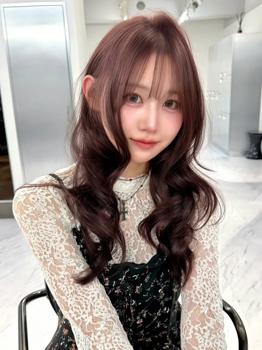 【🎀愛され暖色カラー🎀】暖色系カラー+クイックケアトリートメント🍎🩷の写真