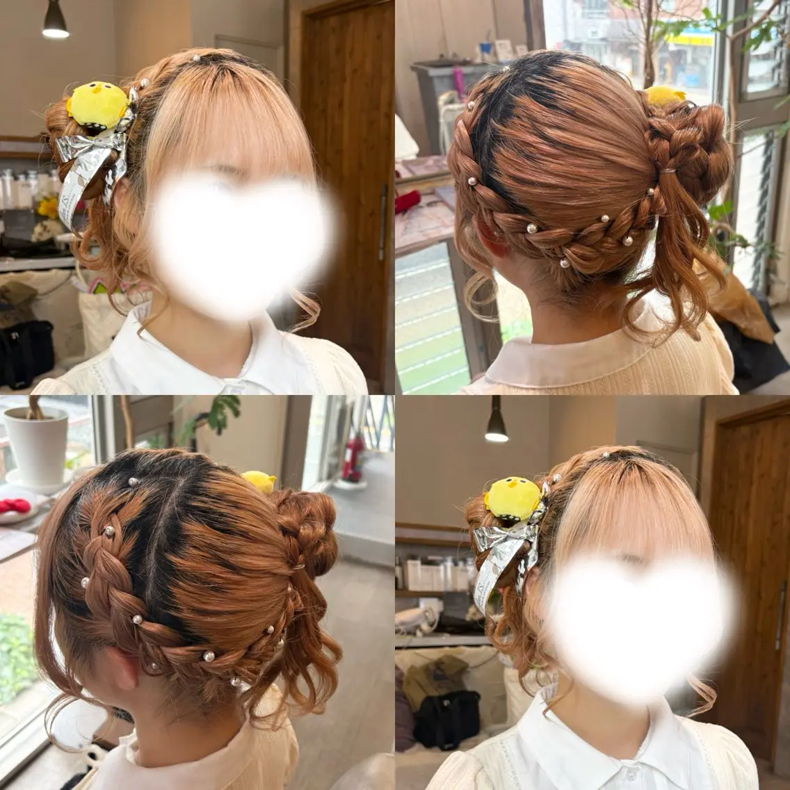 ロング ヘアアレンジ ヘアセット ゆ ののヘアスタイル