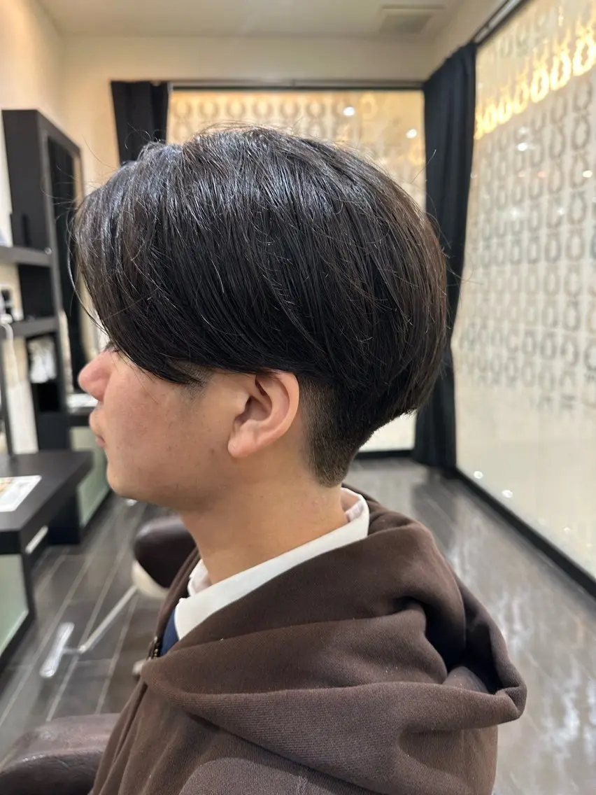 メンズ ナチュラルヘア 神田一瑳のヘアスタイル