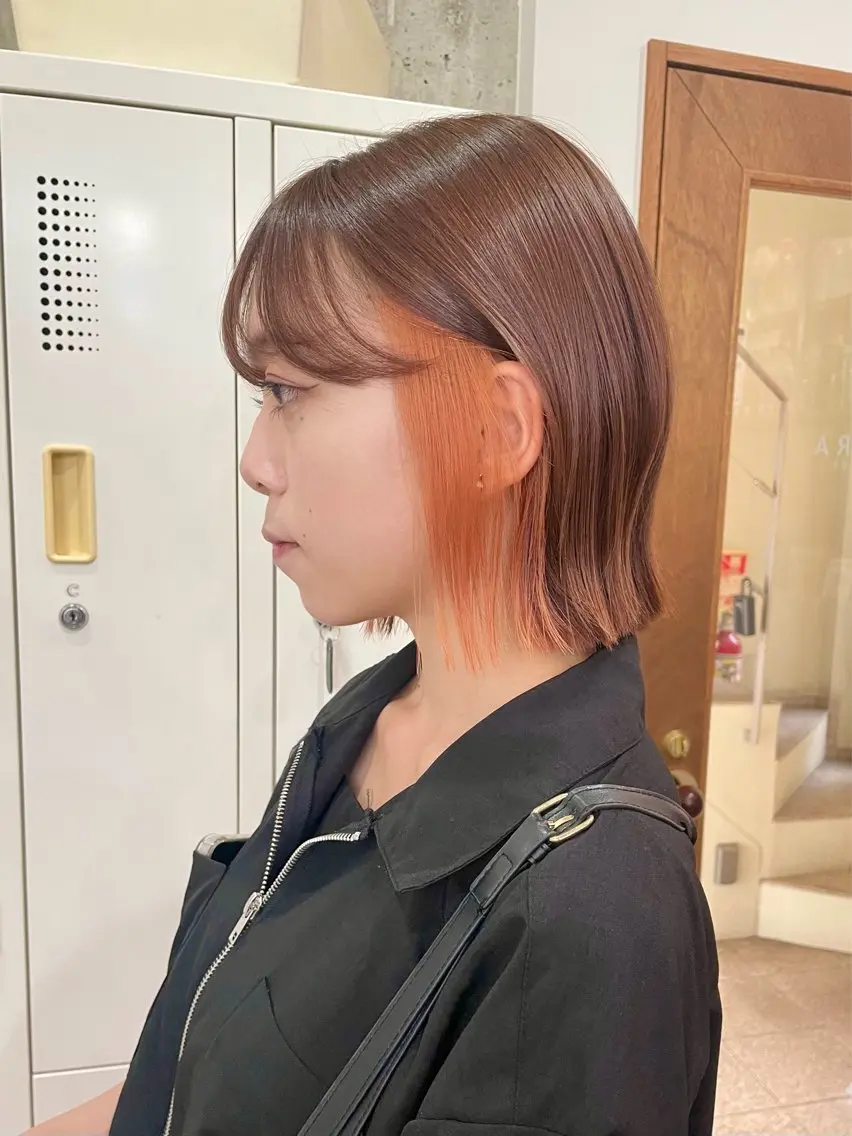ショート ヘアカラー トリートメント 横山 奈央のヘアスタイル
