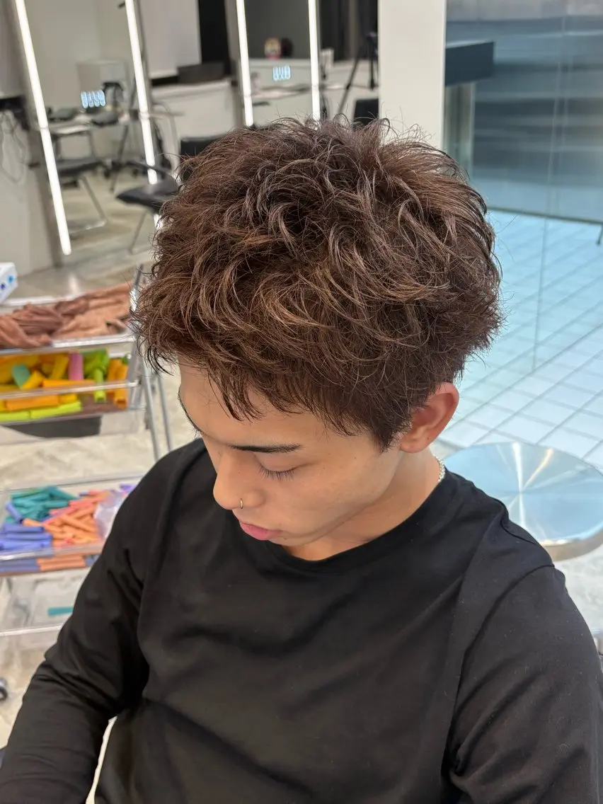 パーマ メンズ fifth 武正 琉生のヘアスタイル