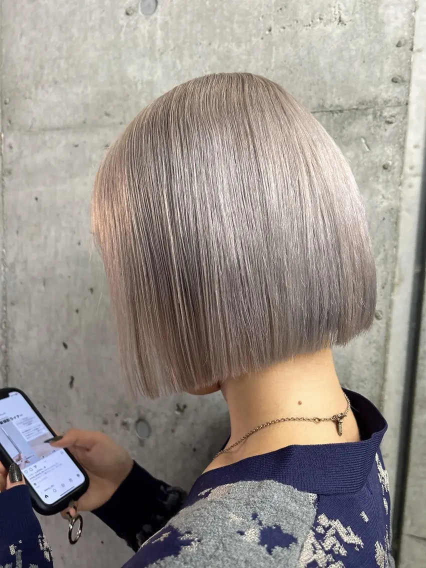 ミディアム カラー ヘアカラー トリートメント 🎨デザイン🥇 美髪・艶髪 日暮千敬のヘアスタイル