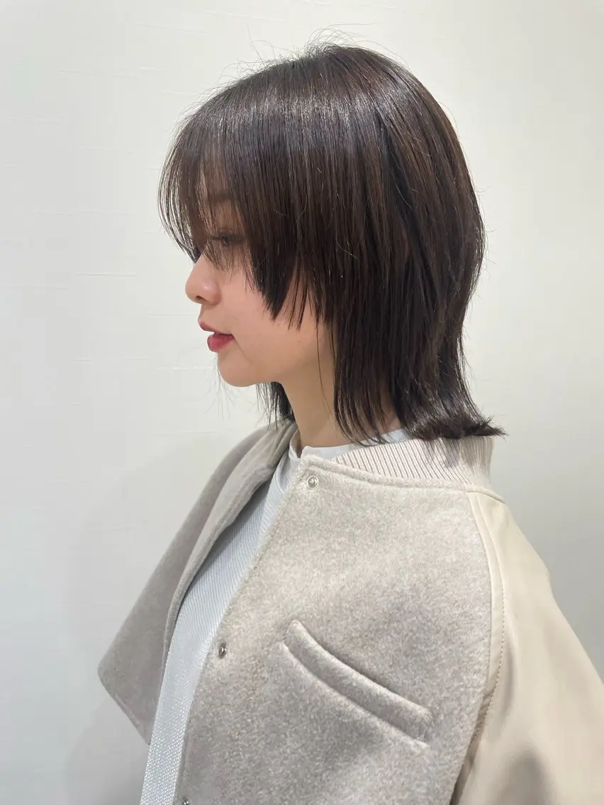 ミディアム カラー パーマ ミディアムパーマ 薬院浄水通/ショート /メンズ/rukaのヘアスタイル
