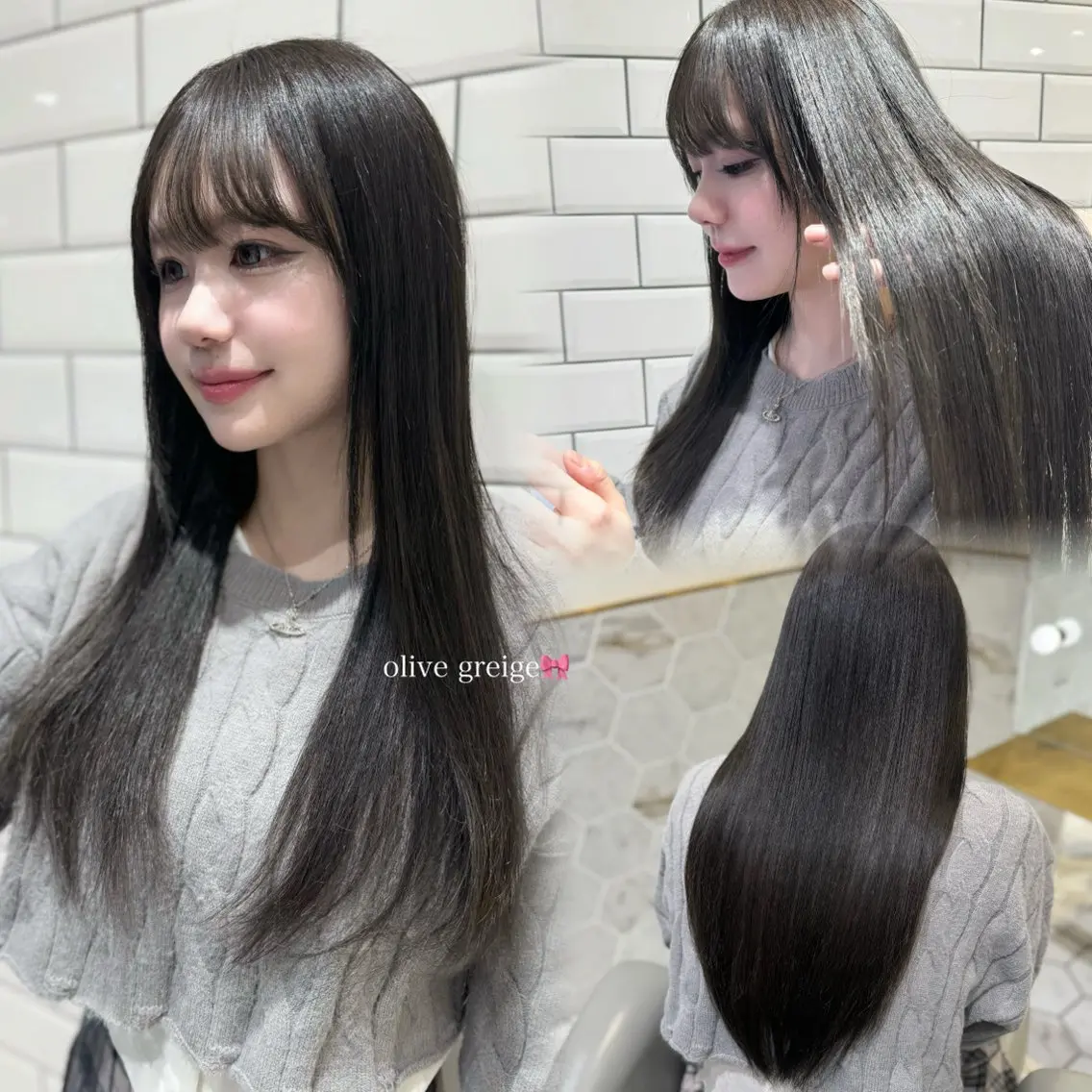 ロング カラー costes 今井芽依のヘアスタイル