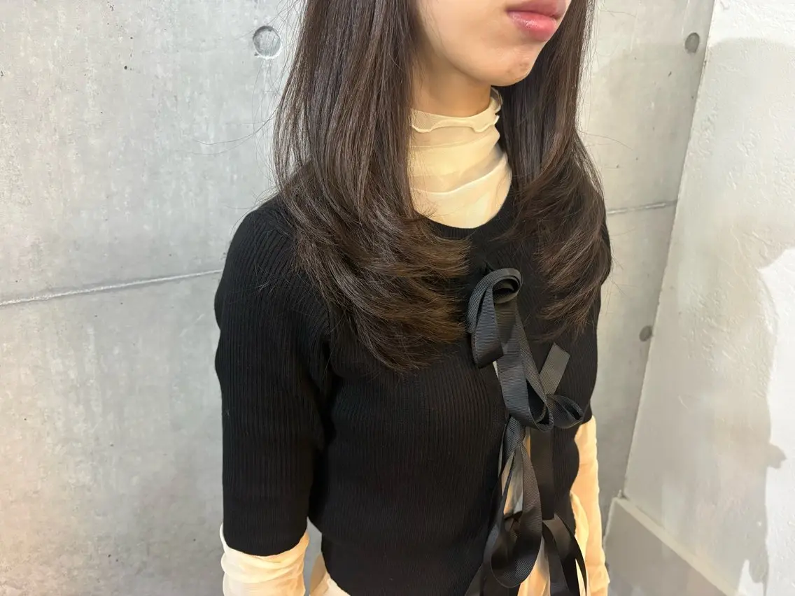 ロング レイヤーカット カット Reira Naruseのヘアスタイル