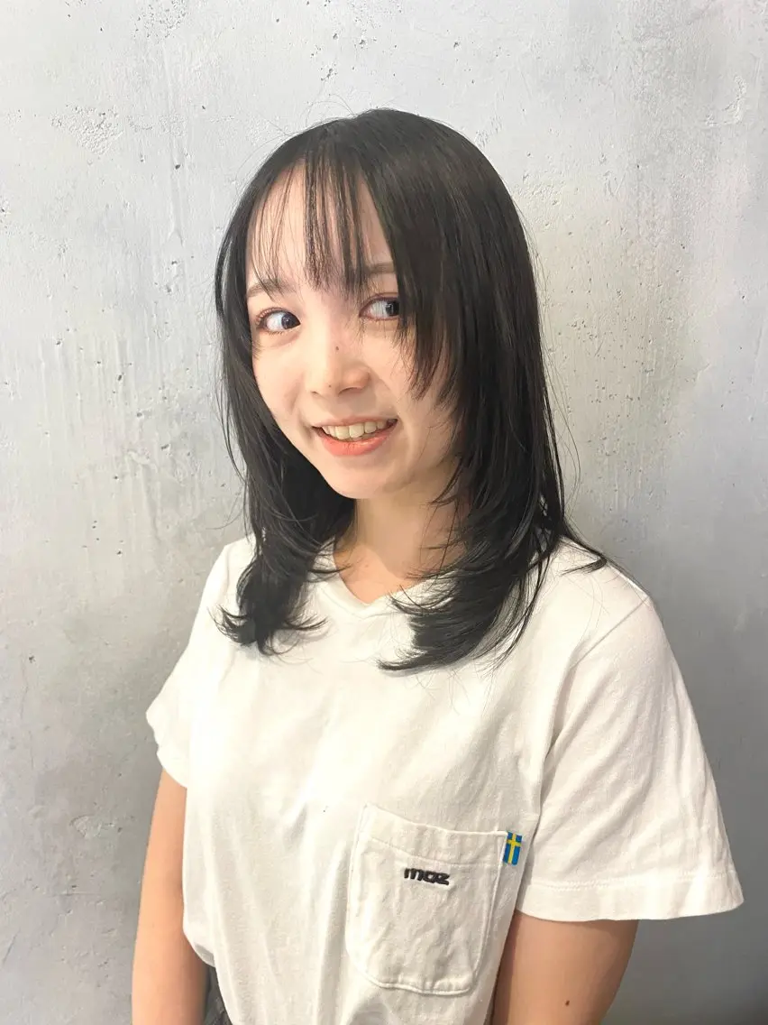 ミディアム カラー 絹髪質感TR💫 レイヤーカット/熊澤のヘアスタイル