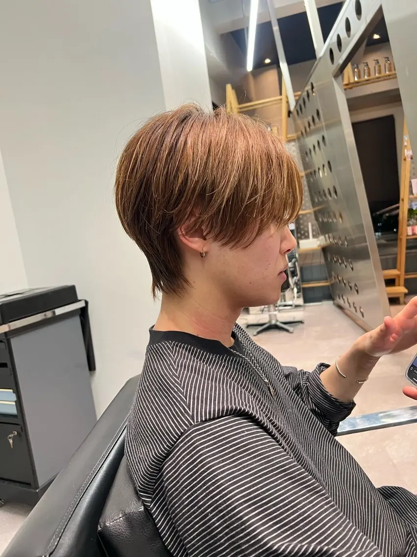 ショート カット トリートメント 堀江 /木下椋麻のヘアスタイル