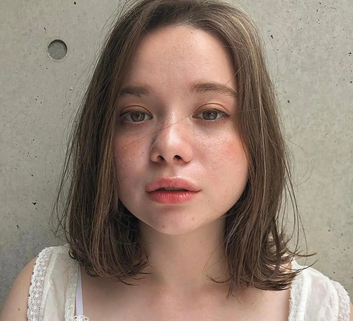 ショート カラー ハイライトカラー ハイライト ヘアカラー トリートメント ボブ♡柔らかいカラー 實松栞理のヘアスタイル