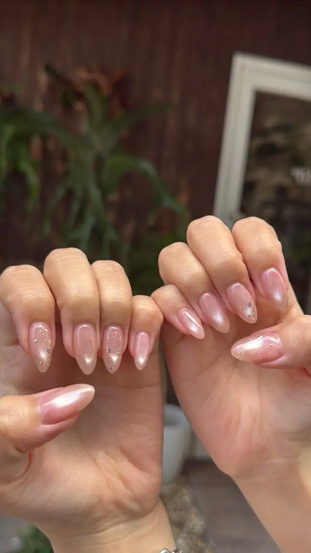 ネイル フラッシュネイル フラッシュマグ フットネイル フレンチネイル 韓国ネイル ハンドネイル SAKU nail 作島茜のネイルデザイン