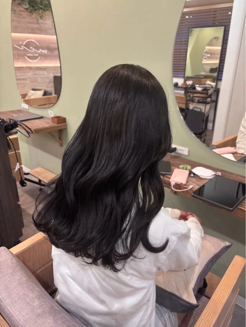 ロング カラー ヘアカラー トリートメント 池袋/艶カラー✖️ ☘️DEMURAのヘアスタイル