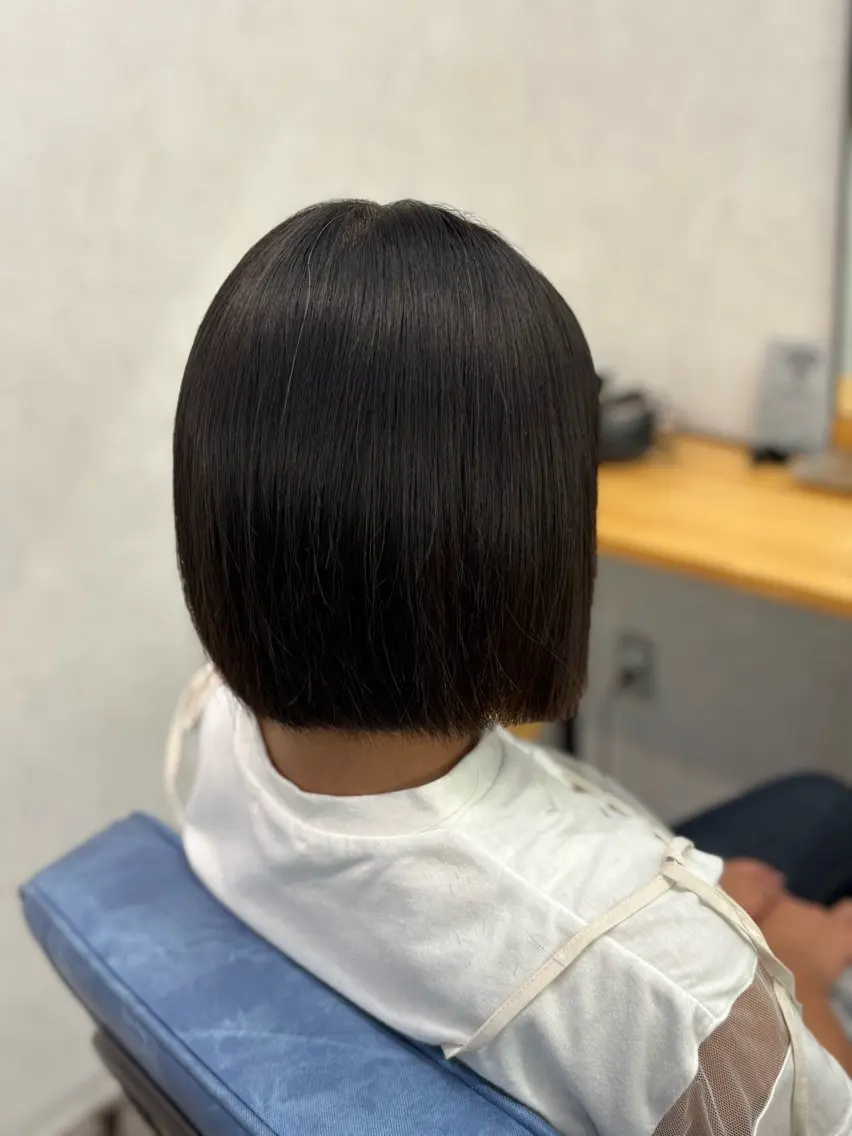 ミディアム ボブ エクステ/ハイトーン /ミサキのヘアスタイル