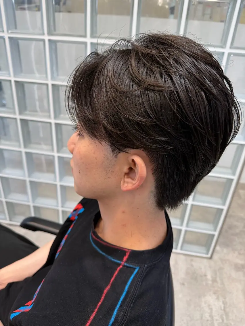「メンズ限定」当店スタイリストカット+ニュアンスパーマ🌀の写真