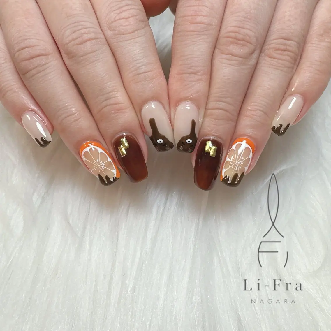 ネイル ハンドネイル li-fra RINAのネイルデザイン