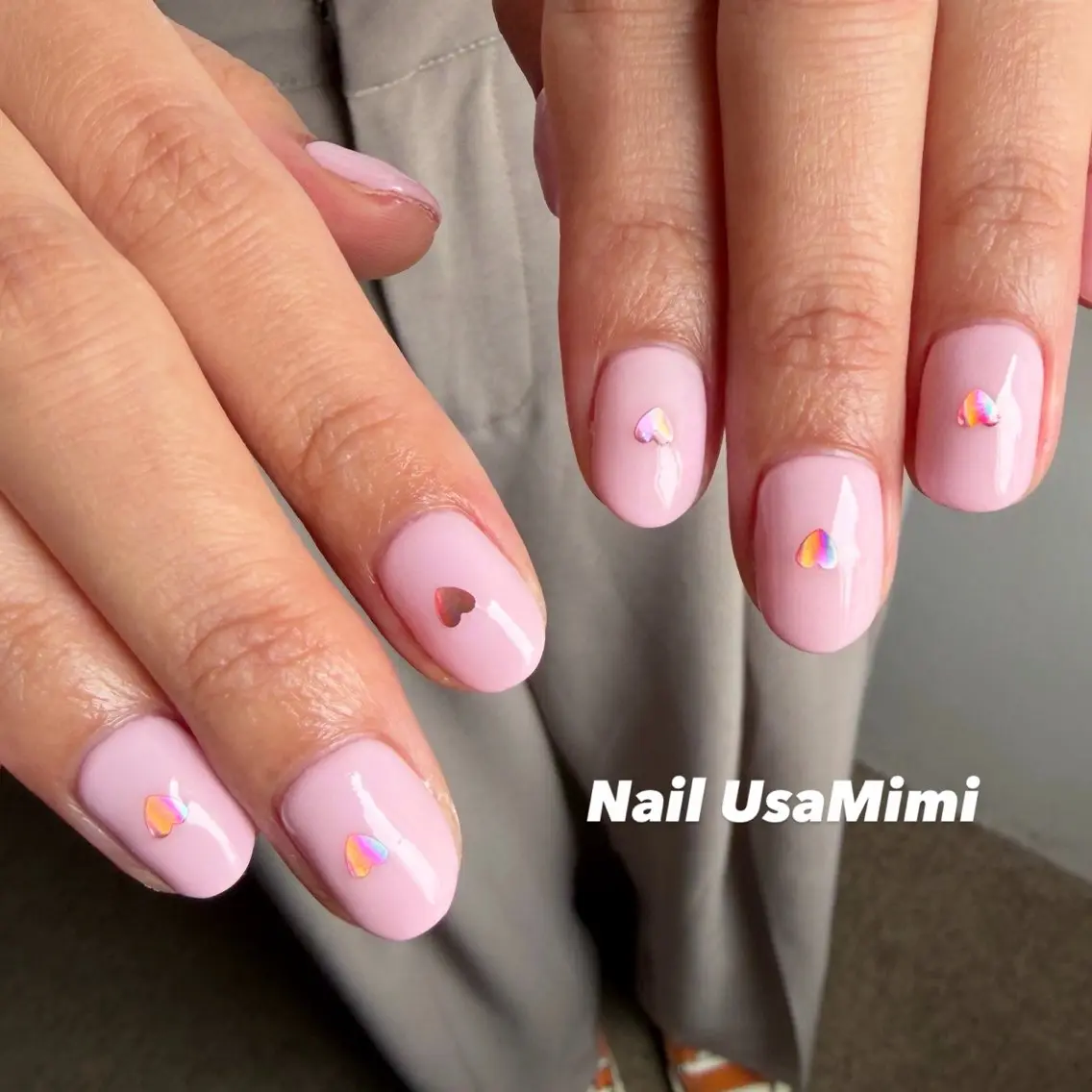 ショート ハンドネイル 本町Nail Usa Mimi  SAKIのネイルデザイン