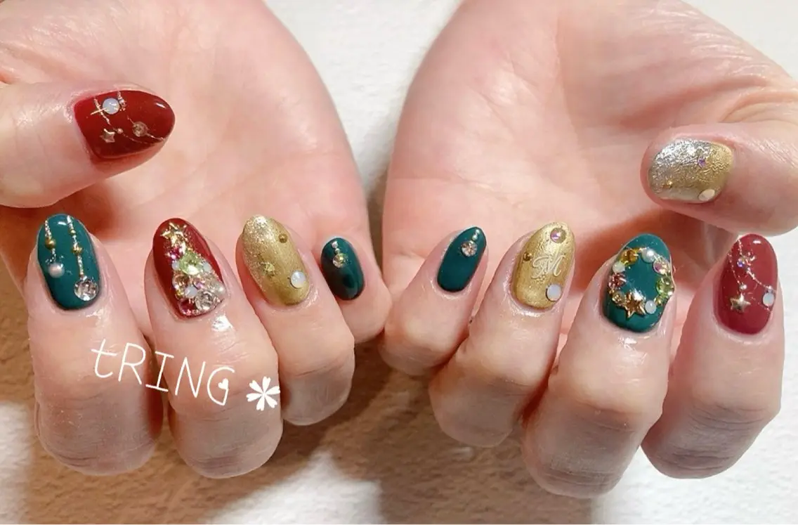 ネイル ハンドネイル tRING* しいの木台のネイルデザイン