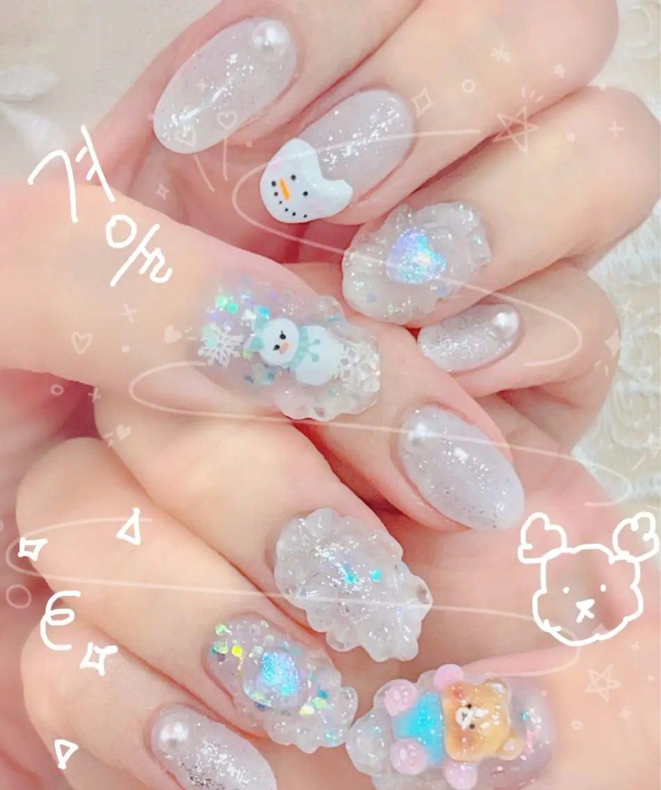 ネイル アートネイル ハンドネイル plume nail ☆韓国ネイルのネイルデザイン