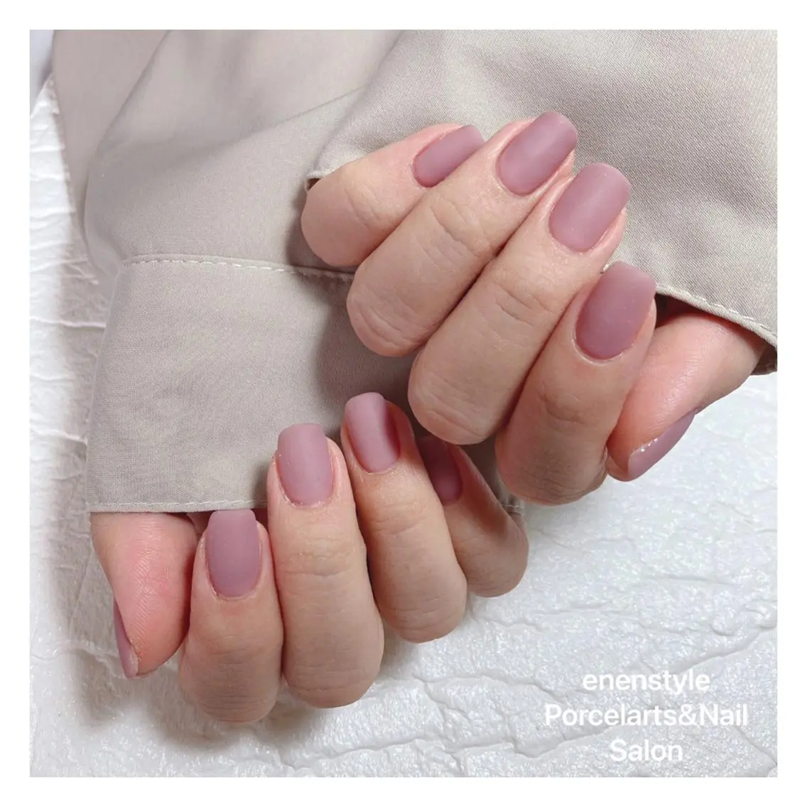 ミディアム ネイル 🐾enen style 🐾のネイルデザイン