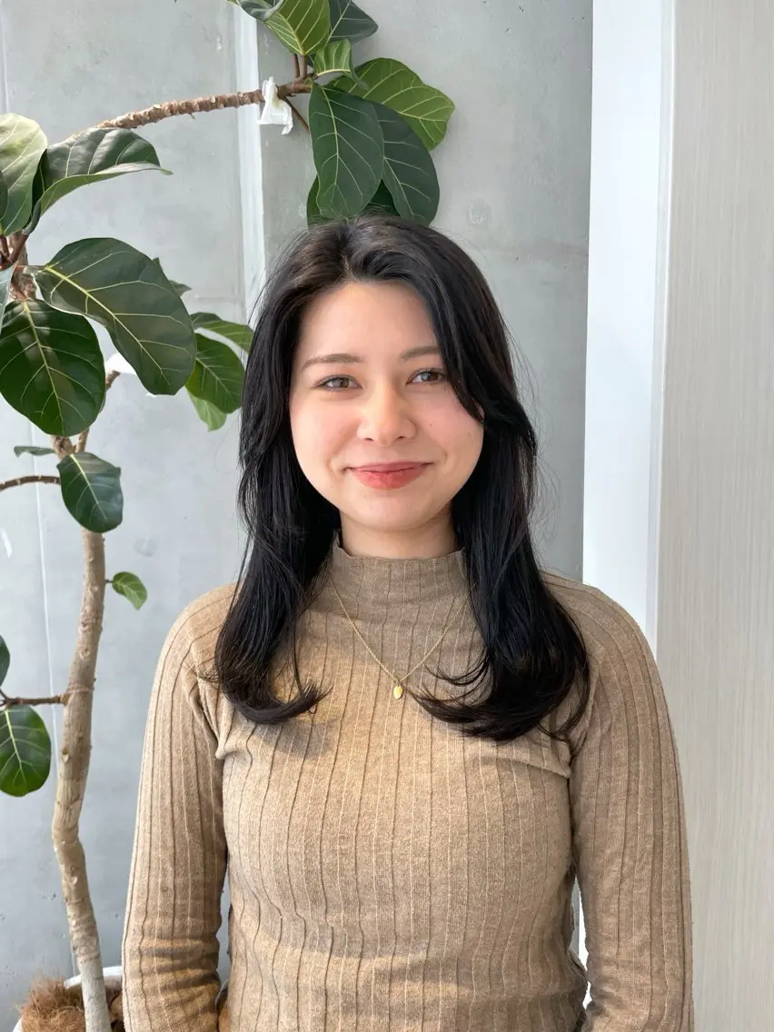 カラー 透明感カラー グレージュ 🐣Say.ree ひらいで ななみ🐣のヘアスタイル