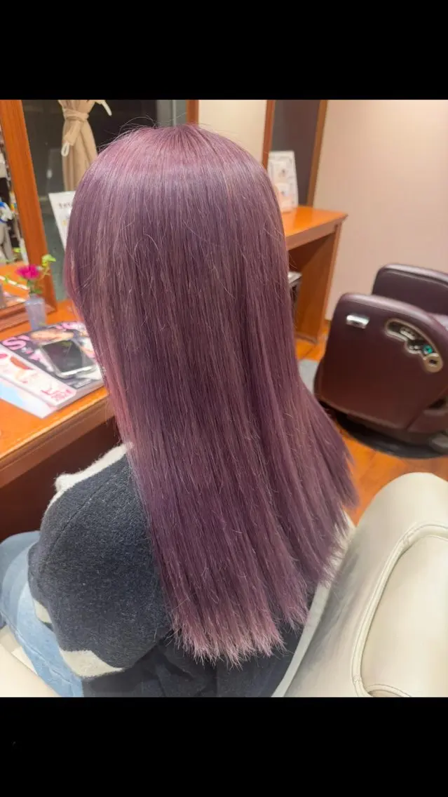 ロング カラー ブリーチ ケアブリーチ 川島 愛莉のヘアスタイル
