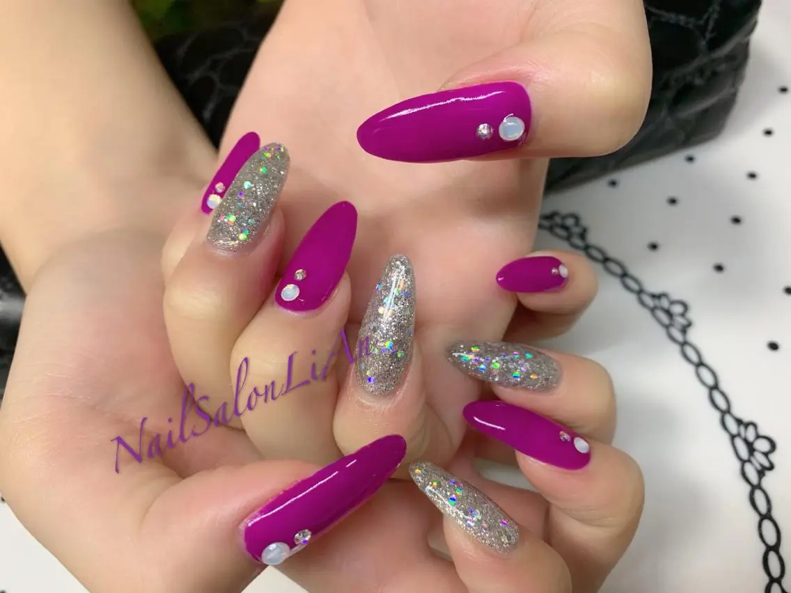 ネイル 持ち込み ハンドネイル NailSalon LiAnのネイルデザイン