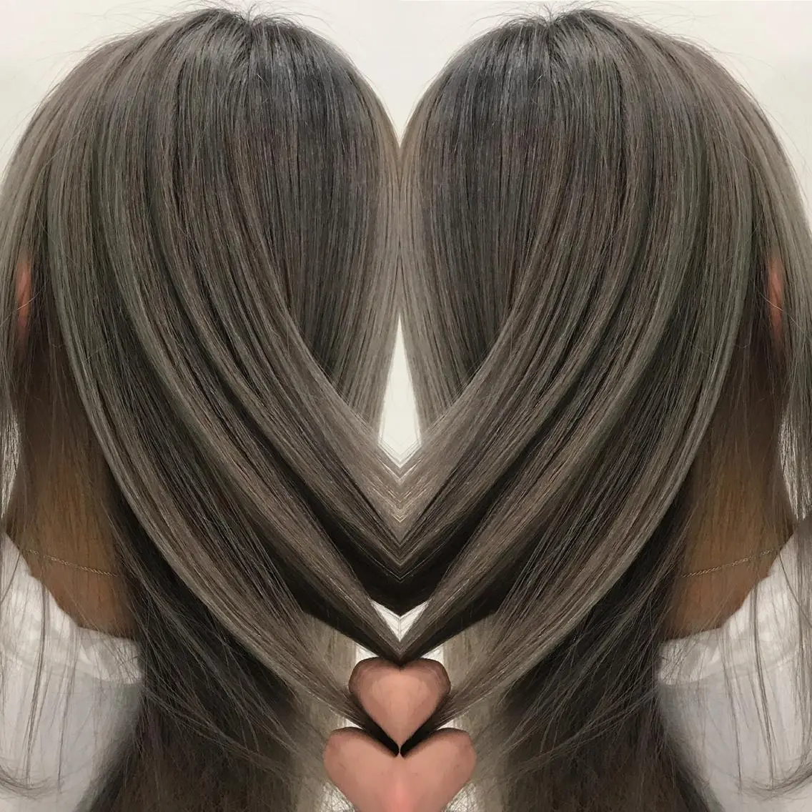 セミロング カラー アクアカラー ブリーチ ケアブリーチ 髪質改善 縮毛矯正 ヘアカラー トリートメント ヘアセット LAS 代表 ナガカワ コウヘイのヘアスタイル