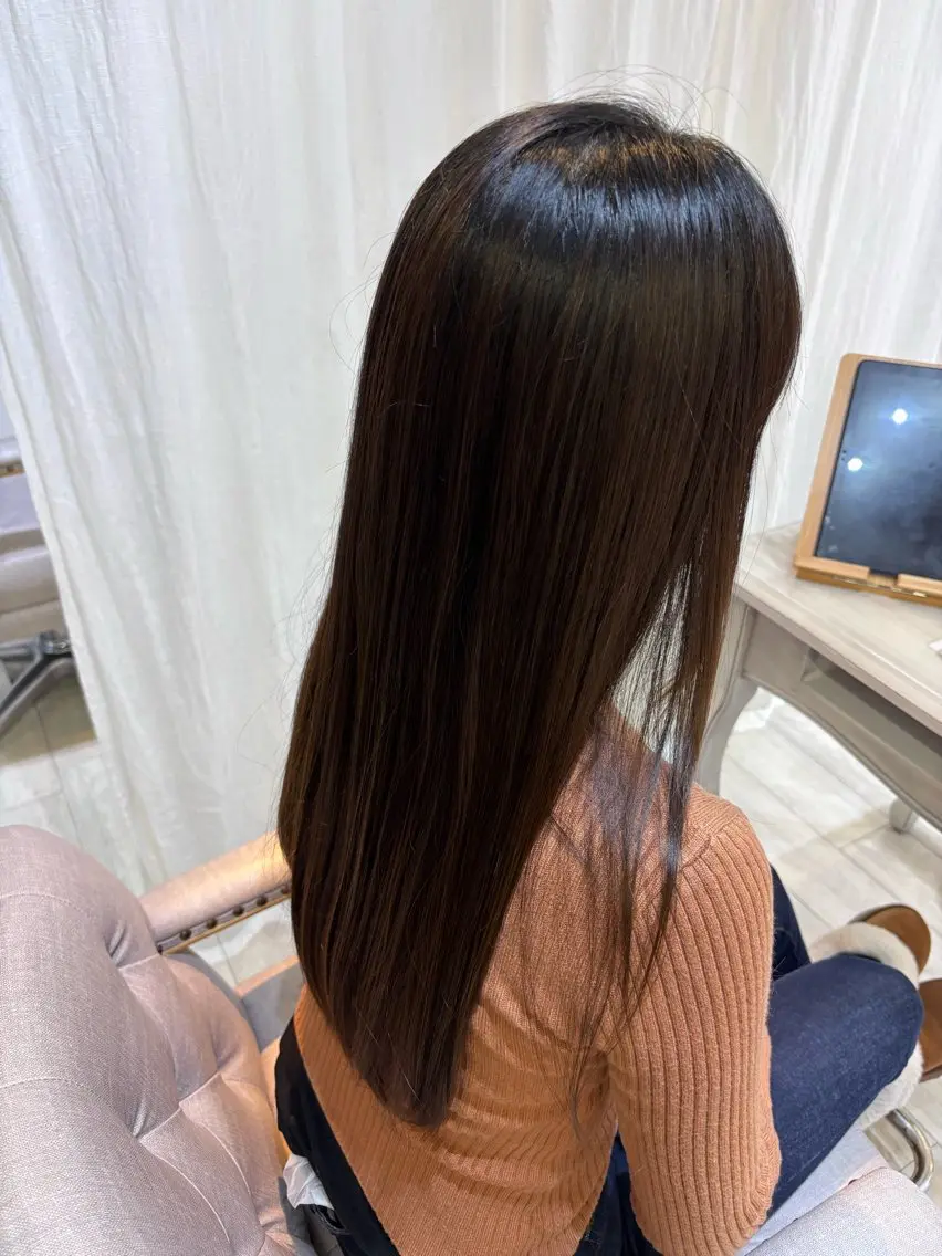 ミディアム 髪質改善 トリートメント 秋田 亜由美のヘアスタイル