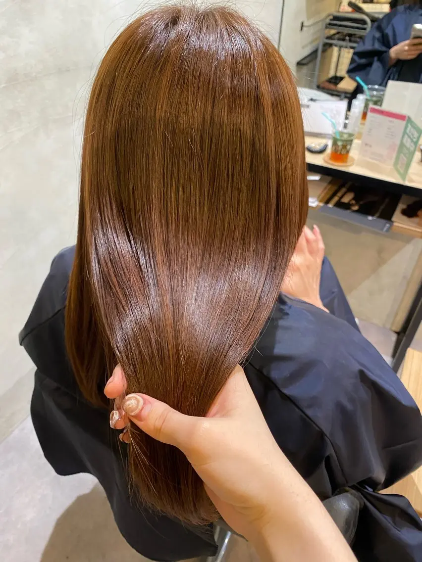 セミロング 髪質改善 髪質改善サロン 梅田/ヨナミネのヘアスタイル