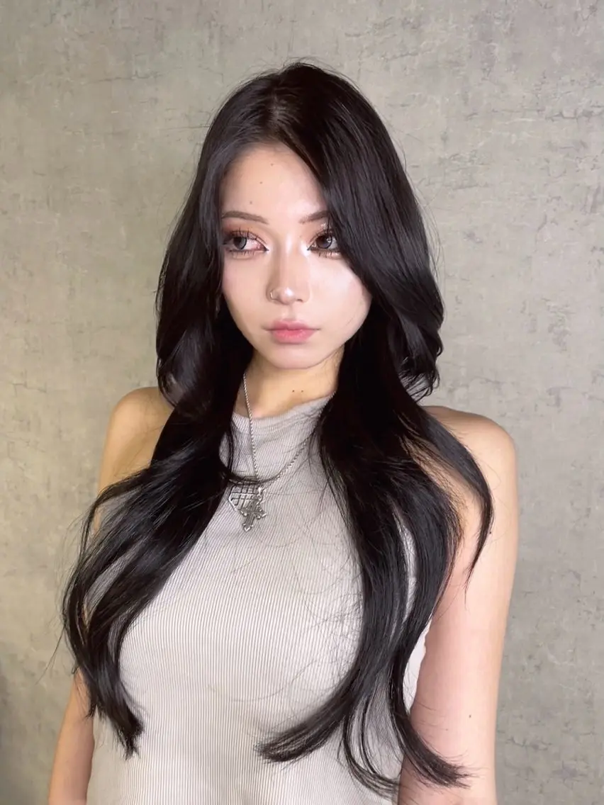 ロング カット ヘアカラー トリートメント トレンド韓国レイヤー 🇰🇷のんのヘアスタイル