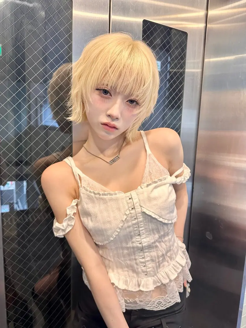ミディアム カラー ヘアアレンジ ヘアカラー トリートメント 天神/ブリーチ/ ブリーチなしカラーのヘアスタイル