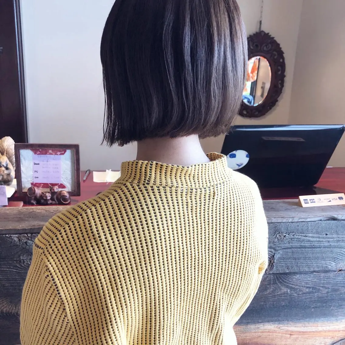 カット&cmcトリートメントの写真