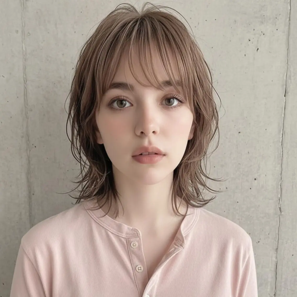 ミディアム インナーカラー◆ ダブルカラー◆　上原のヘアスタイル