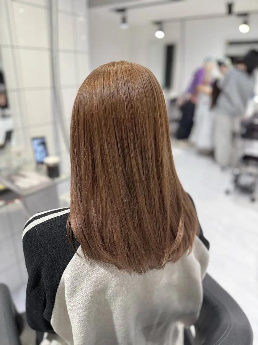 セミロング カラー ♡⃛赤み消し ♡⃛ 淡色特化✨️Rimuのヘアスタイル
