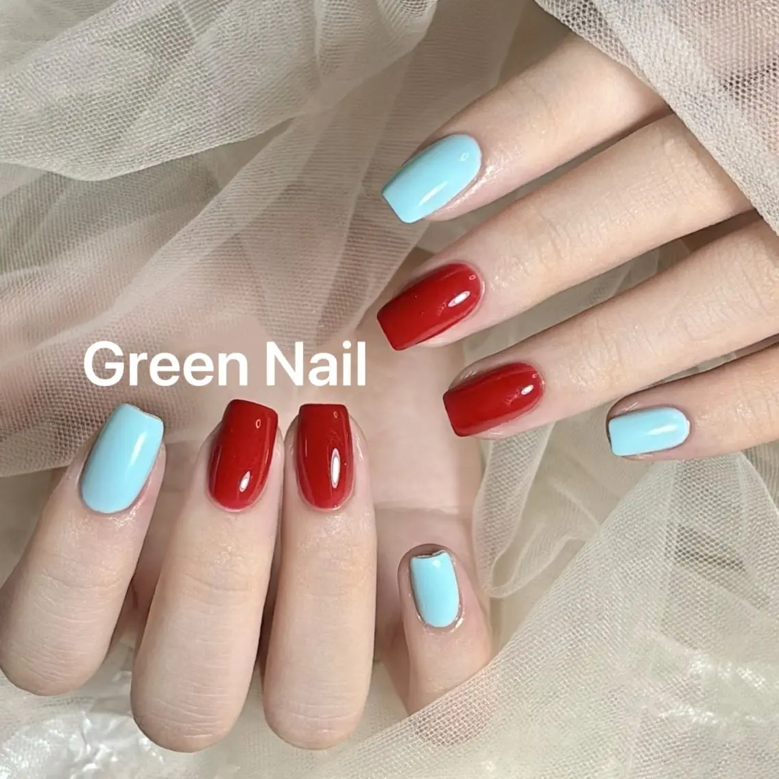 カラー GreenNail salonパラジェルのネイルデザイン