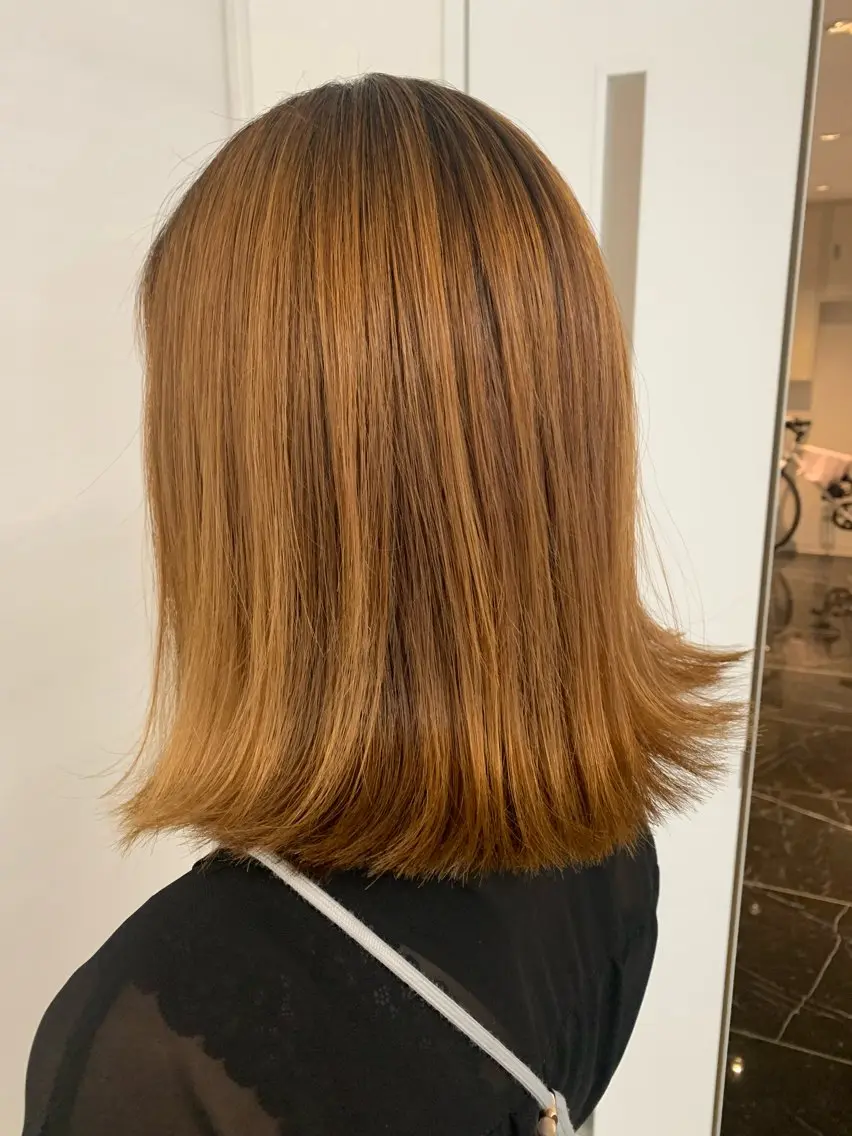 セミロング 🍃 𝙍𝙀𝙉𝘼のヘアスタイル