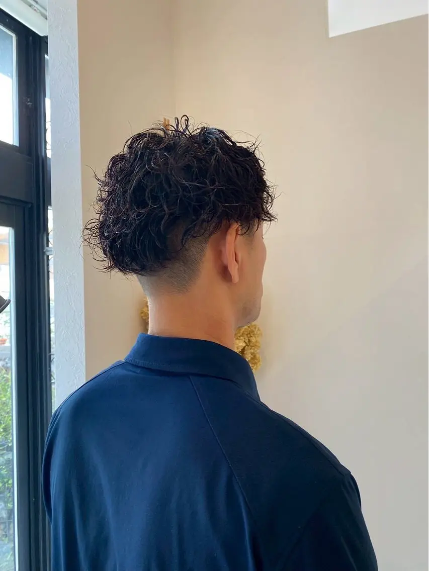 ショート カット 【本陣】カット モデル/朝岡 慧のヘアスタイル