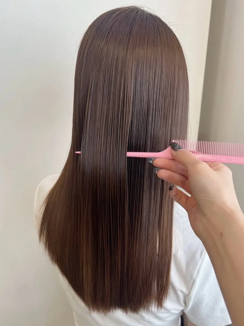 ロング カラー カット ヘアカラー 縮毛矯正 KANA/ボブ/ インナーカラー/艶髪のヘアスタイル
