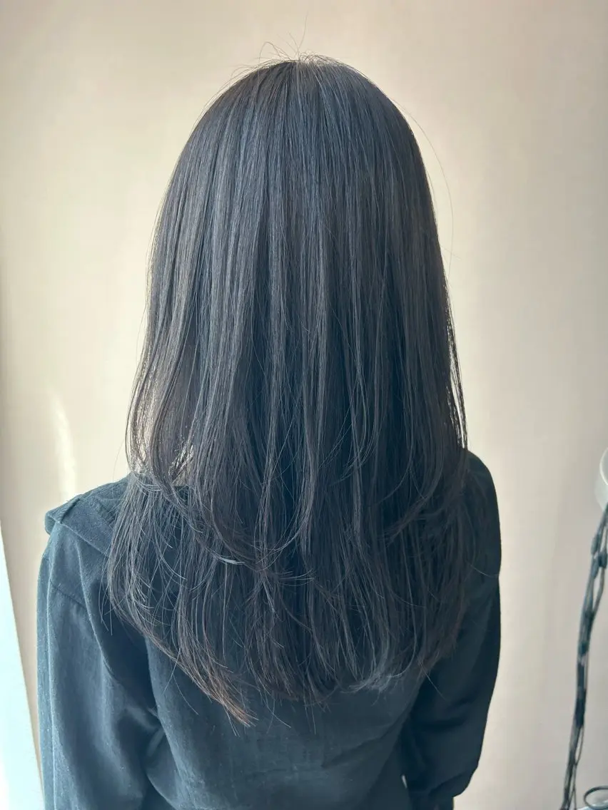 ロング カラー レイヤーカット hubhair レイヤー/透明感のヘアスタイル
