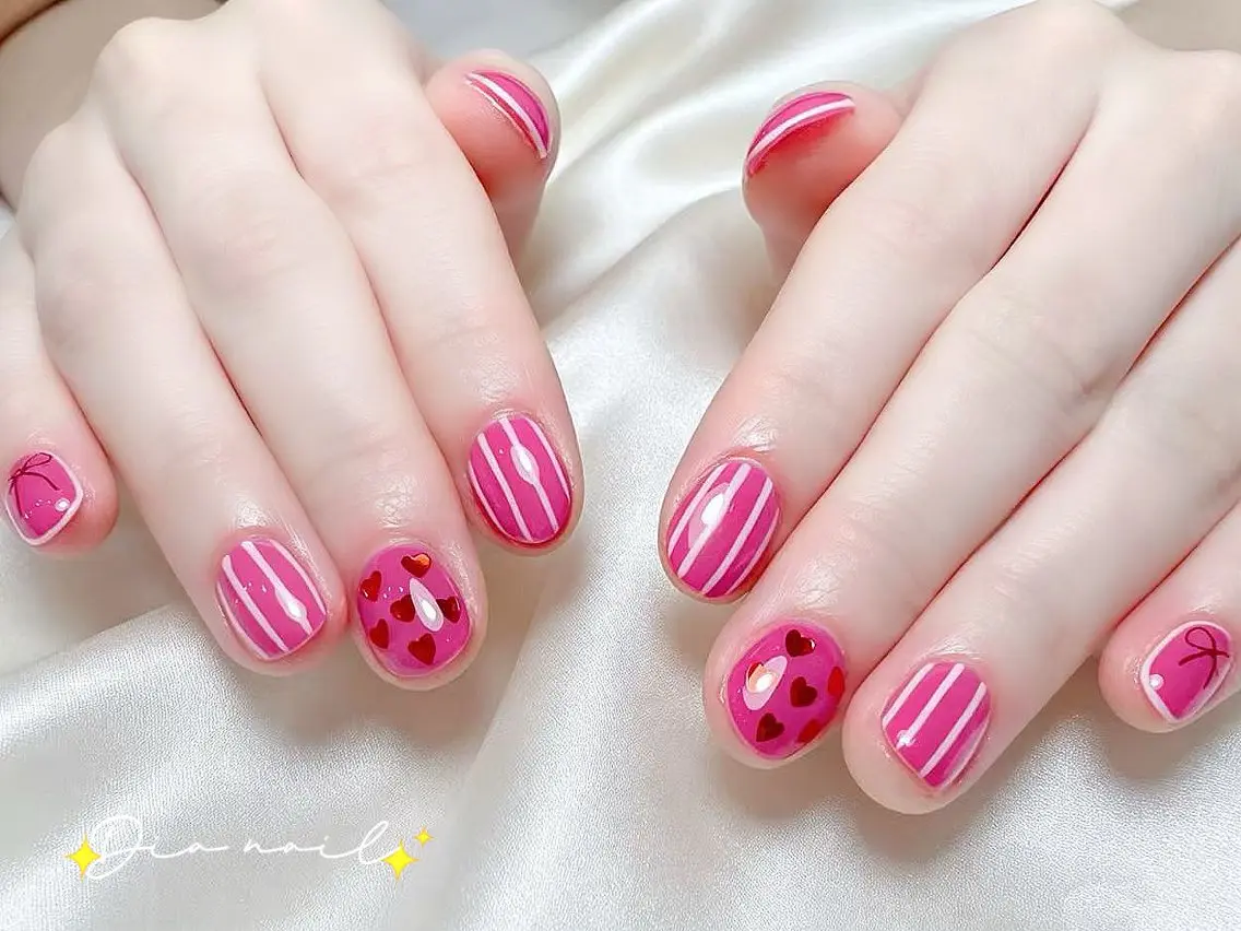 ネイル フットネイル 韓国ネイル レース マグネットネイル ニュアンスネイル ハンドネイル Dia nail サロンのネイルデザイン