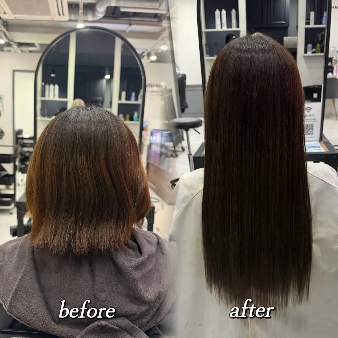 ロング カラー ヘアカラー エクステ 🦋REISA🦋 エクステ×ハイトーンのヘアスタイル