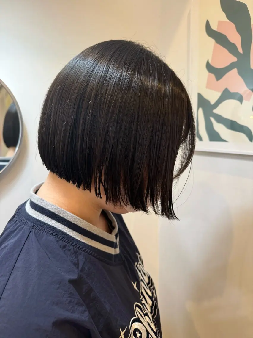 ショート ショートボブ ボブ ショートヘア 【YOKE】　西田 乃那のヘアスタイル