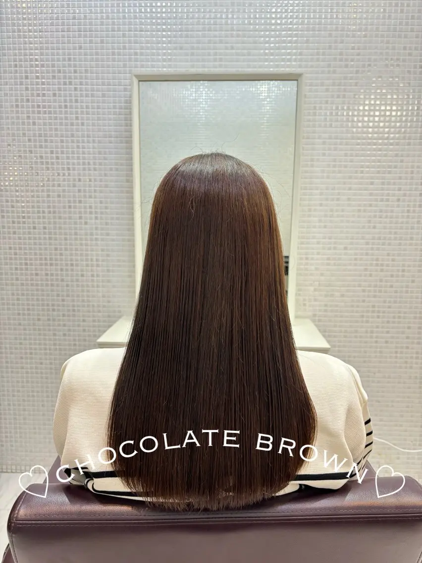ロング カラー 黒髪 ケアカラー ダブルカラー カット ヘアカラー トリートメント 🍒桜井 優華🍒のヘアスタイル