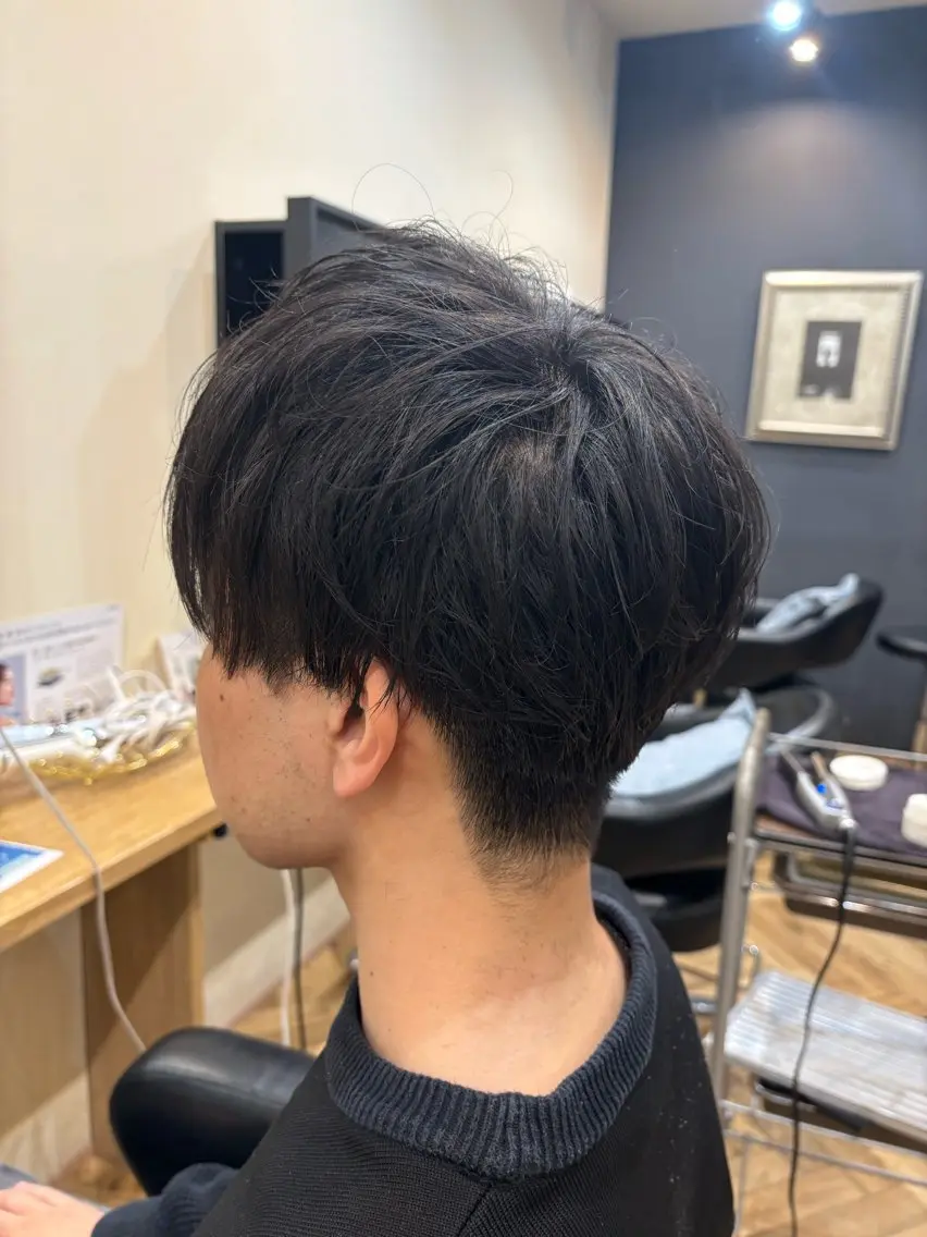 メンズ マッシュ 中島 真里奈のヘアスタイル
