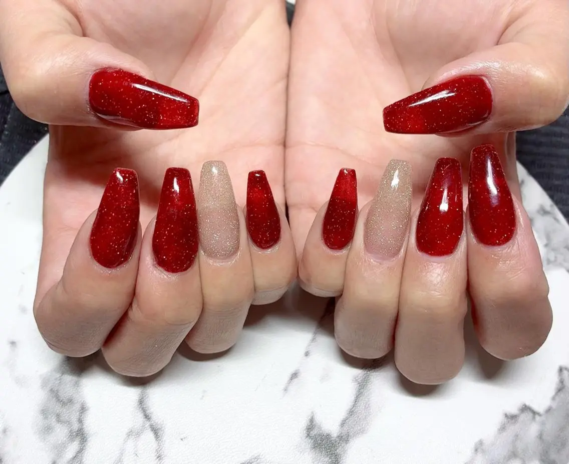 ネイル フラッシュネイル ワンカラーネイル ネイルチップ Nail Salon Sakuraのネイルデザイン