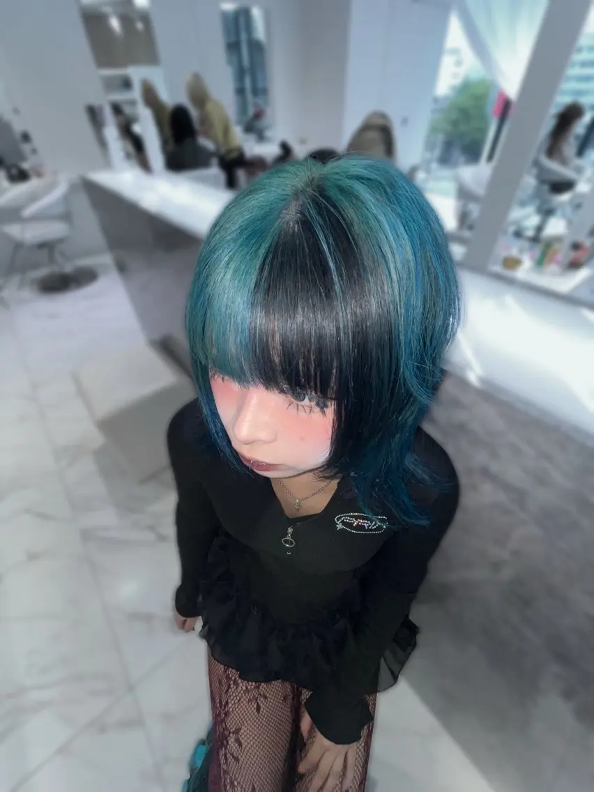 ミディアム DEAN JECYのヘアスタイル