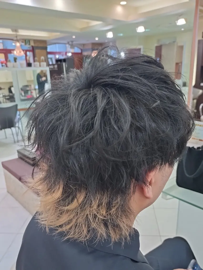 ヘアアレンジ メンズ ショート マッシュウルフ マッシュ メンズウルフカット ショートヘア ウルフカット 🐺デザインウルフ / 一ノ瀬 凌🐺のヘアスタイル